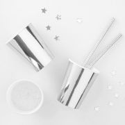 Imagen de VASO PLATA FOIL x8