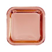 Imagen de PLATOS ROSE GOLD CUADRICULADO x8