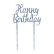 Imagen de TOPPER PARA PASTEL HAPPY BIRTHDAY AZUL