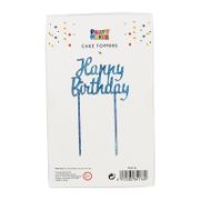 Imagen de TOPPER PARA PASTEL HAPPY BIRTHDAY AZUL