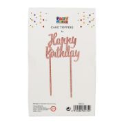 Imagen de TOPPER PARA PASTEL HAPPY BIRTHDAY ROSA