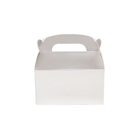 Imagen de CAJAS PLATA DE PAPEL 6 pzas