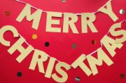 Imagen de BANNER DE PAPEL MERRY CHRISTMAS