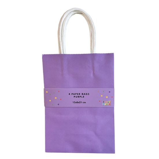 Imagen de BOLSAS DE PAPEL LILA (4 piezas)