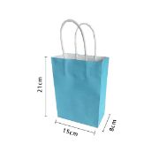 Imagen de BOLSAS DE PAPEL AZUL (4 piezas)