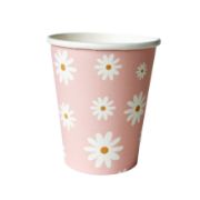 Imagen de VASO DE PAPEL FLORES