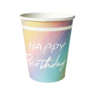 Imagen de VASO DE PAPEL ARCOÍRIS