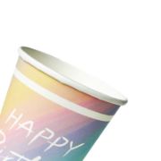 Imagen de VASO DE PAPEL ARCOÍRIS