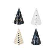 Imagen de GORRITOS DE PAPEL GOLD NIGHT 8pzas.