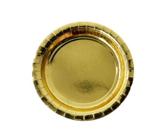 Imagen de PLATO DORADO CHICO 8 pzas.