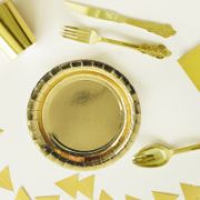 Imagen de PLATO DORADO CHICO 8 pzas.