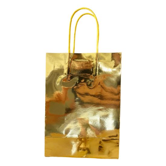 Imagen de BOLSAS DE PAPEL FOIL DORADO (4 piezas)