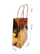 Imagen de BOLSAS DE PAPEL FOIL ROSE GOLD (4 piezas)