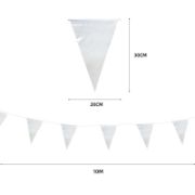 Imagen de BANDERÍN EXTRA GRANDE  PARA EXTERIOR BLANCO 10m.