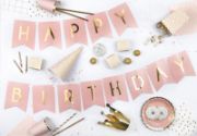 Imagen de BUNTING HAPPY BIRTHDAY ROSA