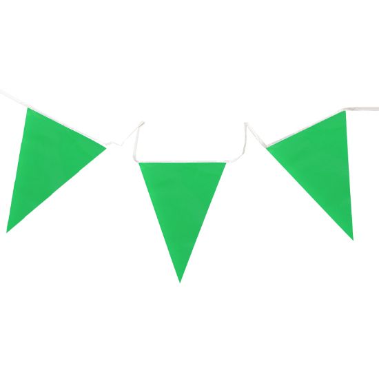 Imagen de BUNTING EXTRA GRANDE PARA EXTERIOR VERDE  10M.