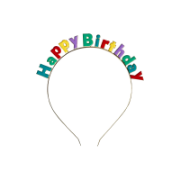 Imagen de TIARA HAPPY BIRTHDAY METÁLICA