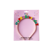 Imagen de TIARA HAPPY BIRTHDAY METÁLICA