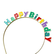 Imagen de TIARA HAPPY BIRTHDAY METÁLICA
