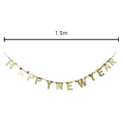 Imagen de BUNTING DE PAPEL HAPPY NEW YEAR. (nuevo empaque)