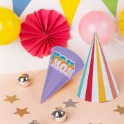 Imagen de GORRITOS DE PAPEL COLECCIÓN CANDY 8 pzas.