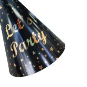 Imagen de GORRITOS DE PAPEL GOLD NIGHT 8pzas.