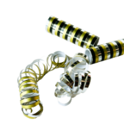 Imagen de SERPENTINAS DORADO-NEGRO 2 pzas