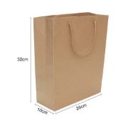 Imagen de BOLSAS DE PAPEL KRAFT (x4) 32*26*10cm