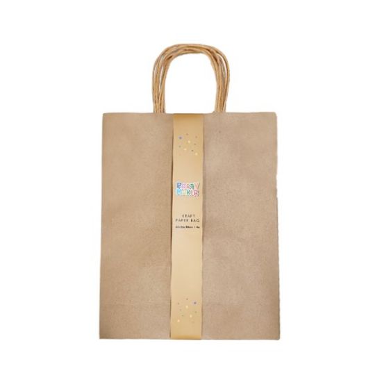 Imagen de BOLSAS DE PAPEL KRAFT (x4) 32*26*10cm