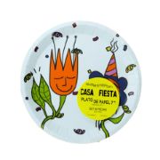 Imagen de PLATO BIRTHDAY FLOWERS CHICO