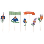Imagen de TOPPER PARA PASTEL BIRTHDAY FLOWERS
