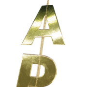 Imagen de TIRAS HAPPRY BIRTHDAY FOIL PARA GLOBOS CON HELIO 5 PZAS.