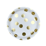 Imagen de PLATO GRANDE CIRCULOS FOIL 8x