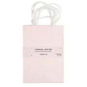 Imagen de BOLSAS DE PAPEL ROSA CLARO (4x)