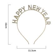 Imagen de TIARA METÁLICA PREMIUM HAPPY NEW YEAR 1 PZA.