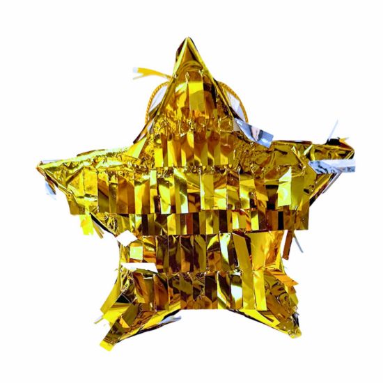 Imagen de MINI PIÑATA DE CARTON FORMA ESTRELLA 1 pza.