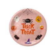 Imagen de PLATOS DE PAPEL GRANDE HALLOWEEN 8 pzas.  23cm