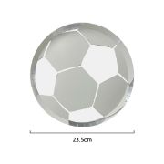 Imagen de PLATO FUTBOL PREMIUM 8 pzas. 23cm.