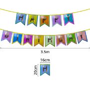 Imagen de BANDERÍN DE CUMPLEAÑOS PREMIUM 1 pza. 3m.