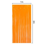 Imagen de CORTINA DE PLÁSTICO NARANJA   1 pza. 1x2m.