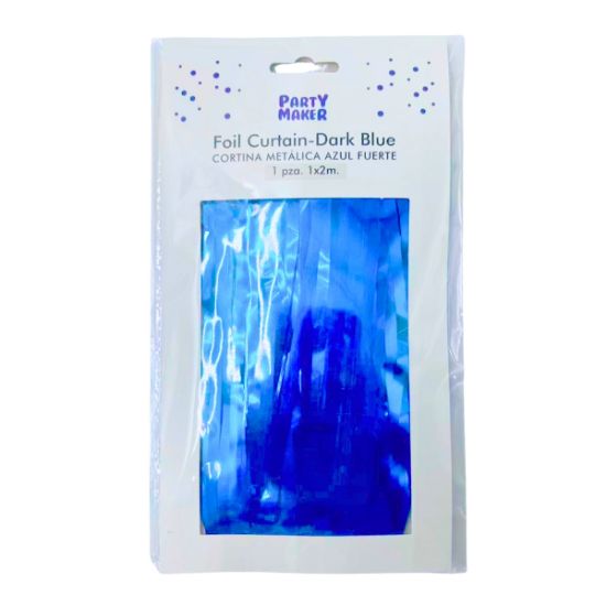 Imagen de CORTINA METÁLICA AZUL FUERTE    1 pza. 1x2m.