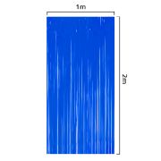 Imagen de CORTINA METÁLICA AZUL FUERTE    1 pza. 1x2m.