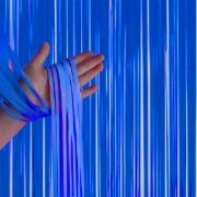 Imagen de CORTINA METÁLICA AZUL FUERTE    1 pza. 1x2m.