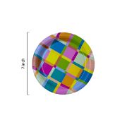 Imagen de PLATO DE PAPEL CUMPLEAÑOS CHICO 17 cm 8 pzas.