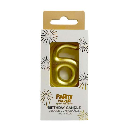 Imagen de VELA DE CUMPLEAÑOS 6