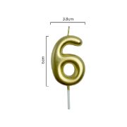 Imagen de VELA DE CUMPLEAÑOS 6