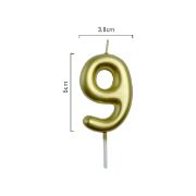 Imagen de VELA DE CUMPLEAÑOS 9