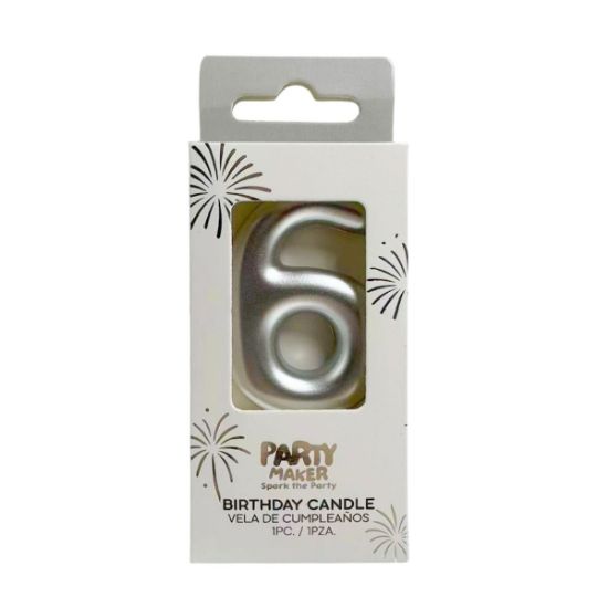 Imagen de VELA DE CUMPLEAÑOS 6