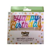 Imagen de VELA HAPPY BIRTHDAY PASTEL