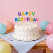 Imagen de VELAS HAPPY BIRTHDAY PASTEL